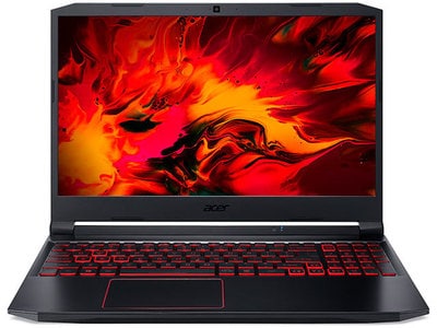 Acer Nitro 5 AN515-55-57KS 15.6" FHD IPS Gaming laptop with Intel® i5-10300H, 512GB SSD, 8GB DDR4, NVIDIA GeForce® GTX 1650 & Windows 11 Home - Black & Red