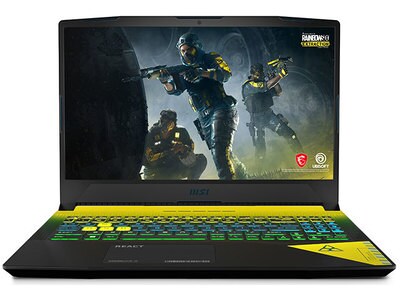 MSI Crosshair 15 R6E B12UGZ-050 15.6" Gaming Laptop with Intel® i7-12700H, 1TB SSD, 16GB RAM, NVIDIA RTX 3070 & Windows 11 Home - Rainbow 6 Extraction Edition - Black