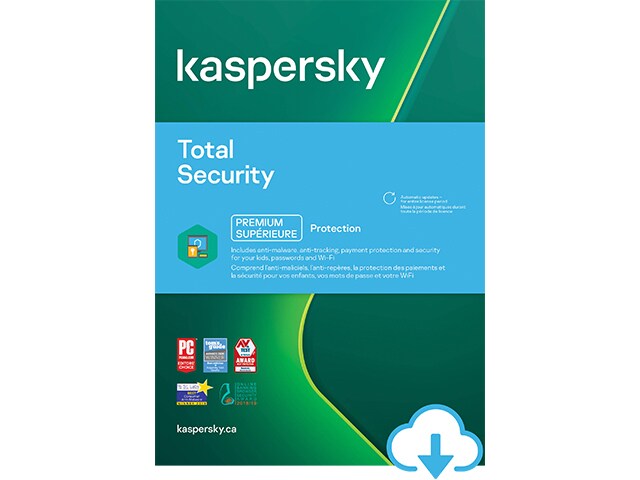 Kaspersky Total Security , Abonnement de 12 mois, utilisateur