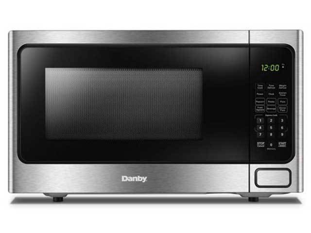Danby Designer DDMW007501G1 0.7 cu ft Countertop Microwave - Stainless Steel