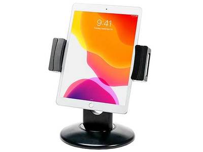 CTA Digital Universal Quick-Connect Rotating Desk Mount for 7" to 13" Tablets - Black
