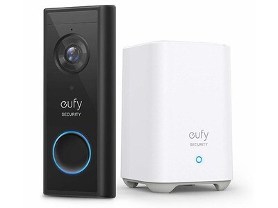 Eufy Smart Video Doorbell 2K Battery or Wired with HomeBase