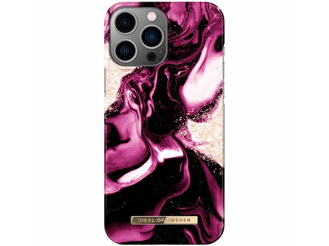 iDeal of Sweden Fashion Case for iPhone 13 Pro Max - Golden Ruby Marble