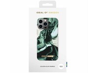 Étui Fashion d’iDeal of Sweden pour iPhone 13 Pro Max - Golden Olive Marbe