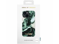 Étui Fashion d’iDeal of Sweden pour iPhone 13 mini - Golden Olive Marbe