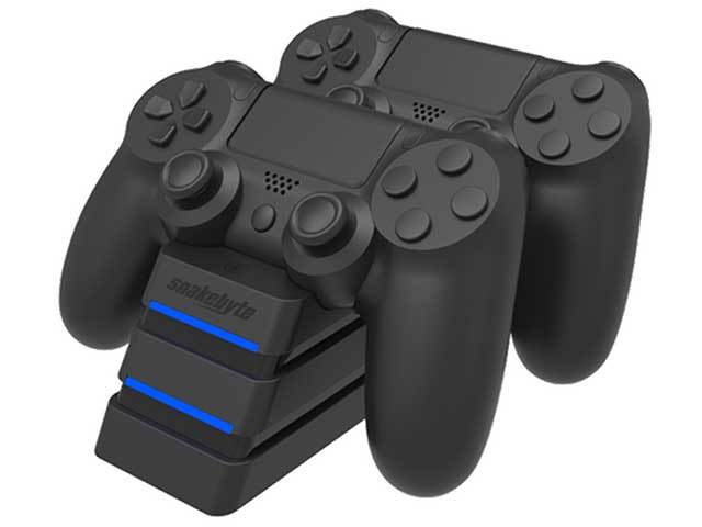 Snakebyte Twin Charge 4 for PS4 - Black