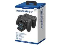 Snakebyte Twin Charge 4 for PS4 - Black