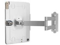 CTA Digital Articulating Wall Mounting Security Enclosure for iPad, iPad Air 3 , iPad Pro - Silver