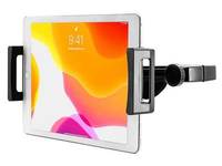 CTA Digital Universal Tablet Headrest Mount with 360-degree Rotation - Black