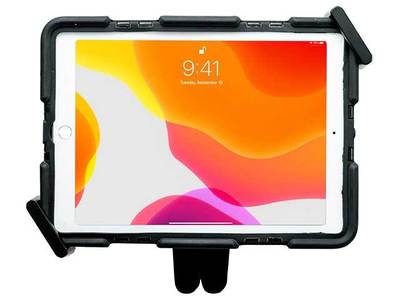 CTA Digital 2-in-1 Security Multi-Flex Tablet Stand & Magnetic Wall Mount - Black