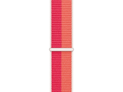 Bracelet sport à rabat de 42mm - 45mm pour Apple Watch - nectarine/pivoine