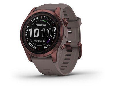 Garmin fenix 7S Sapphire Solar Charging GPS Smartwatch & Fitness Tracker - Dark Bronze