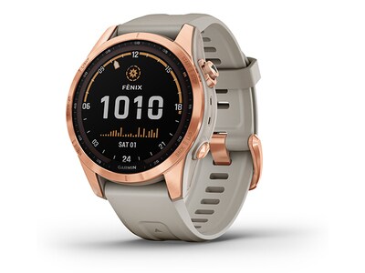 Garmin fenix 7S Solar Charging GPS Smartwatch & Fitness Tracker  - Rose Gold