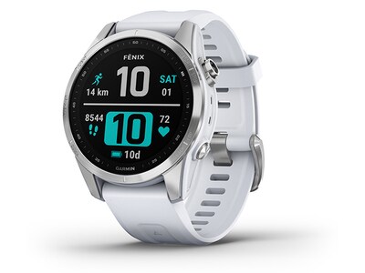 Garmin fenix 7S GPS Smartwatch Steel & Fitness Tracker with Incident Detection - Silver
