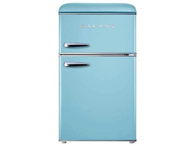 Galanz 3.1 cu.ft Retro Compact Refrigerator - Blue
