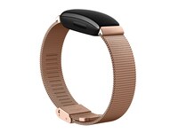 Bracelet à mailles en acier inoxydable pour Inspire 2 de Fitbit® - Rose doré