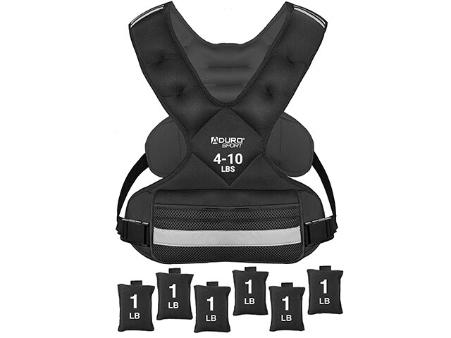 Aduro Ajdustable Weighted Vest, 4-10lb