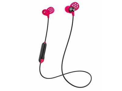 JLab Metal Rugged In-Ear Wireless Earbuds - Black/Pink