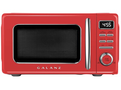 Galanz 0,7 pi. cu. Four à micro-ondes retro - Rouge Hot Rod