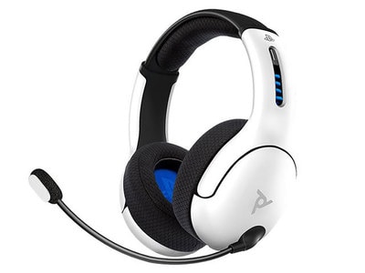 PDP LVL50 Stereo Wireless Over-Ear Gaming Headset for PS4 & PS5 - White