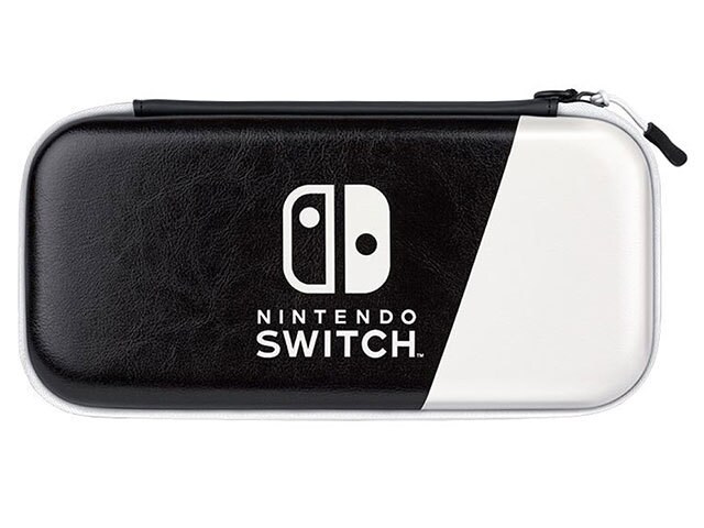 Sac de voyage de luxe ultra mince de PDP pour Nintendo Switch/Lite/OLED - Noir et Blanc