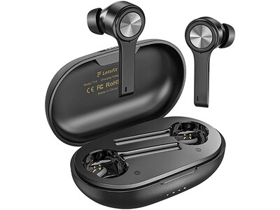 Letsfit T13 True Wireless Bluetooth® Sport Earbuds with Charging Case - Black
