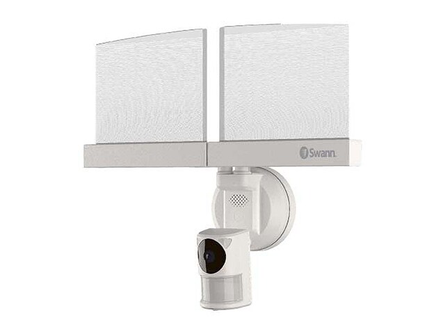 Caméra de sécurité Swann 1080p Smart Wi-Fi Slimline projecteur - Blanc