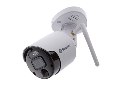 Caméra de sécurité Bullet Wi-Fi supplémentaire Swann 1080p HD curité - Blanc
