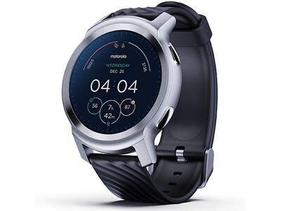 Motorola Moto Watch 100 - 42mm Smartwatch  - Glacier Silver