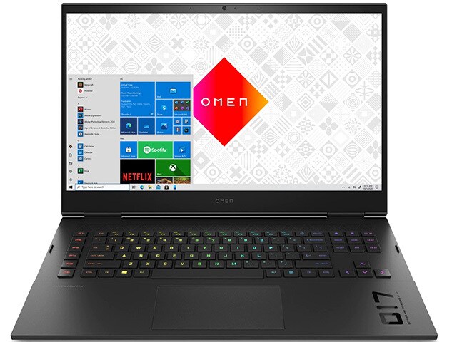 HP OMEN 17-CK0020CA 17.3" Gaming Laptop with IntelÂ® i7-11800H, 1TB SDD, 16GB RAM, NVIDIA GeForce RTX 3070 & Windows 10 Home - Shadow Black