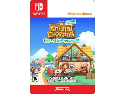 Animal Crossing: New Horizons - Happy Home Paradise DLC (Code Electronique) pour Nintendo Switch