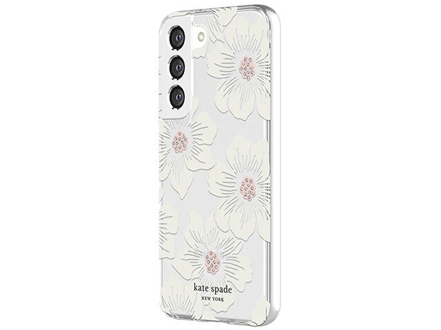 Kate Spade Samsung Galaxy S22 Protective Case - Hollyhock Floral