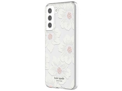 Kate Spade Samsung Galaxy S21 FE Protective Case - Hollyhock Floral