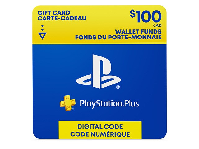 PlayStation Plus - $100 Wallet Funds - Code Electronique