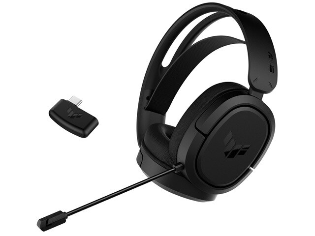 ASUS TUF Gaming H1 Wireless Over-Ear Gaming Headset for PC, PS4, PS5 & Nintendo Switch - Black