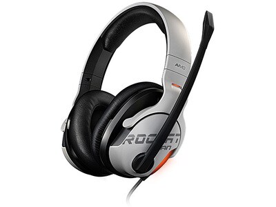 Roccat Khan Aimo 7.1 Hi-Res RGB Over-Ear Wired Gaming Headset for PC - White
