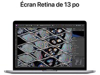 MacBook Pro (2022) 13,3 po à disque SSD 256 Go, MEV de 8 Go avec puce M2, processeur central 8 cœurs et processeur graphique 10 cœurs d’Apple - gris cosmique - française