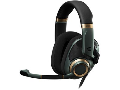 EPOS H6PRO Open Acoustic Universal Over-Ear Gaming Headset - Racing Green
