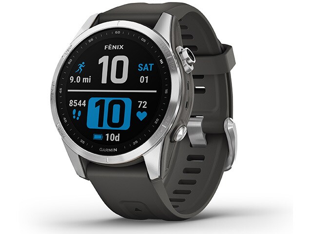 Garmin Fenix 7S GPS Smartwatch & Fitness Tracker with Incident Detection - Graphite | Southcentre