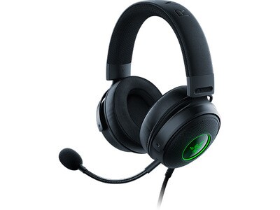 Razer Kraken V3 RGB Wired Over Ear Gaming Headset for PC, PS4, PS5 &amp; Nintendo Switch - Black