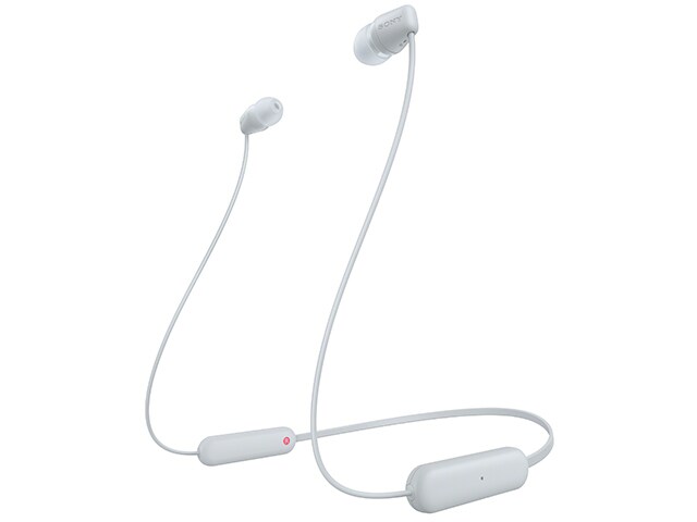 Sony WI-C100 In Ear Wireless Earbuds - White