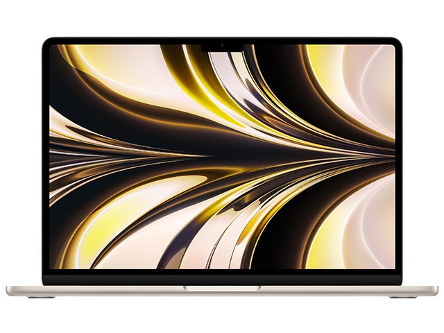 Apple MacBook Air (2022) 13.6" 256GB SSD, 8GB RAM with M2 chip, 8-core CPU & 8-core GPU - Starlight - French