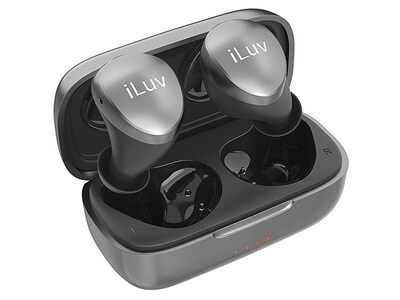iLuv Bubble Gum Air True Wireless In-Ear Earbuds - Space Grey