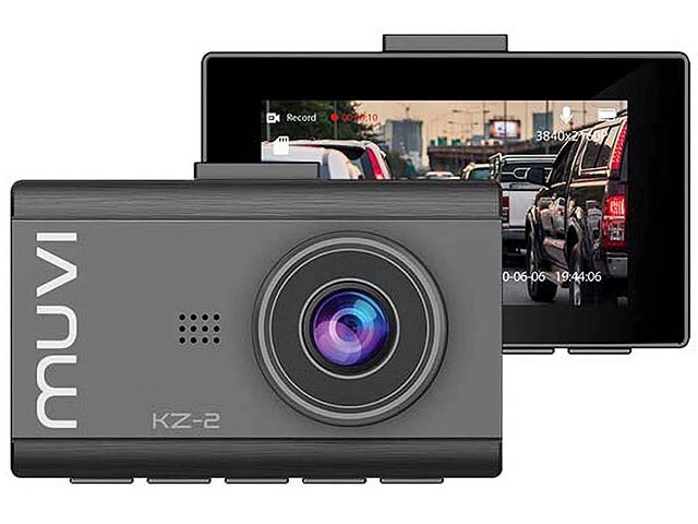 Veho Muvi KZ-2 Pro Drive Cam 4K Dashcam with 3" LCD Display and G-Sensor - Grey