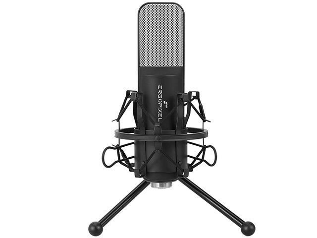 Microphone de studio EP-MP0001 d'Ergopixel avec trépied pour PC - Noir