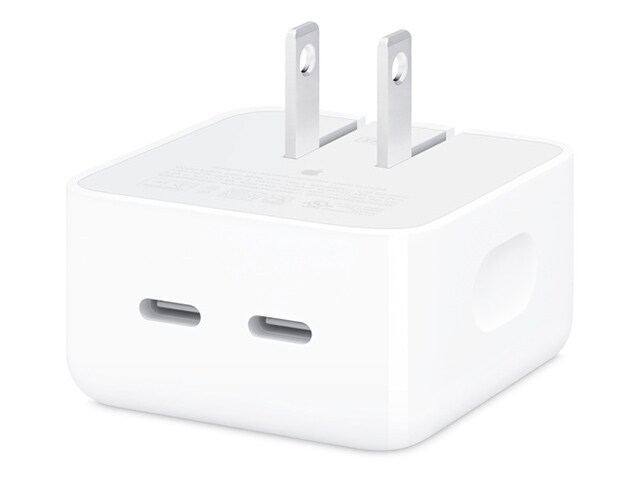 Apple® 35W Dual USB-C Port Compact Power Adapter