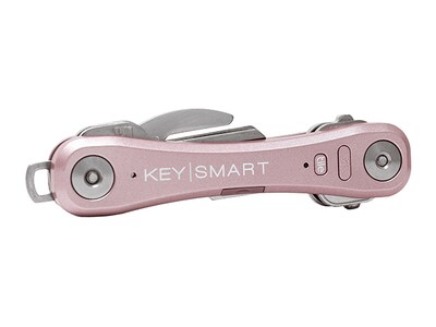 Porte-clés compact KeySmart Pro avec Tile – Or Rose