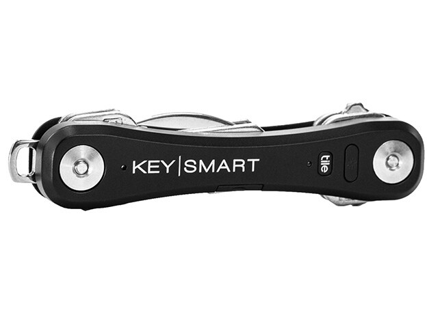 Porte-clés compact KeySmart Pro avec Tile - Noir