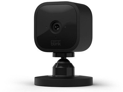 Caméra de sécurité intérieure à fil 1080p Blink Mini B09N6WCZ2C de Amazon - Noir