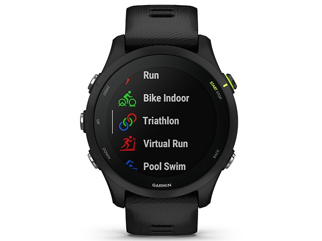 Garmin ForerunnerÂ® 255 GPS Music Running Smartwatch & Fitness Tracker - Black